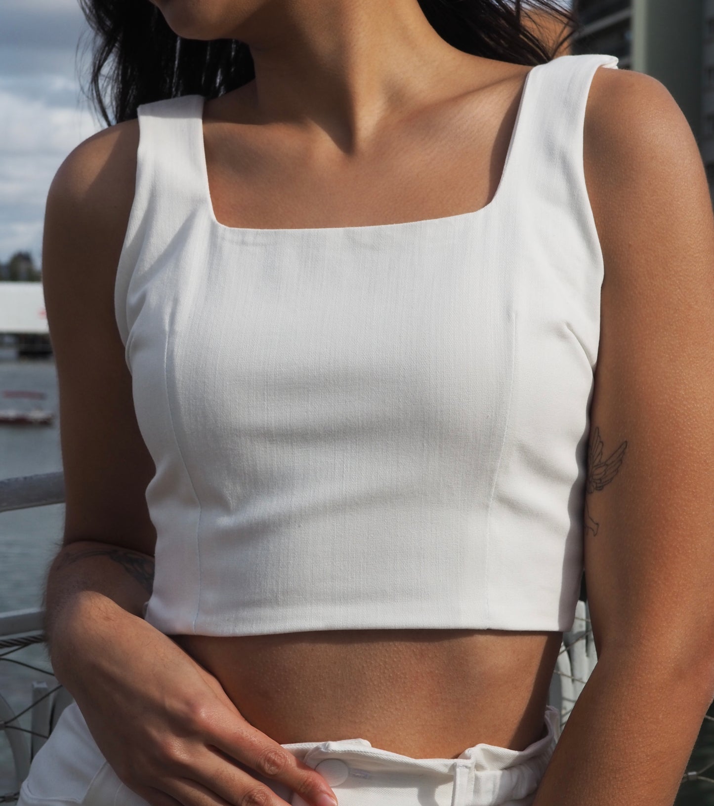 Haut Perséphone blanc