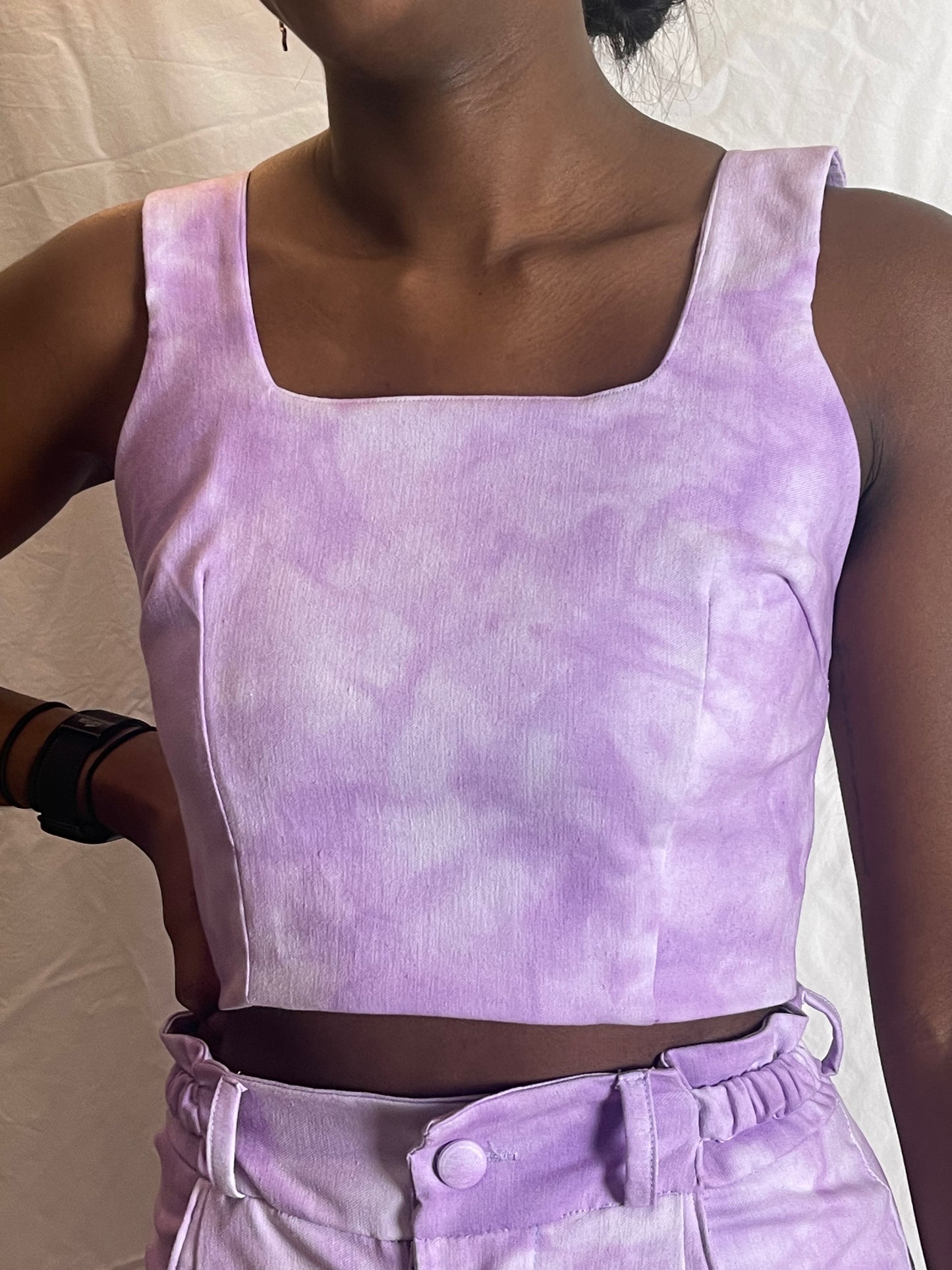Haut Perséphone lilas