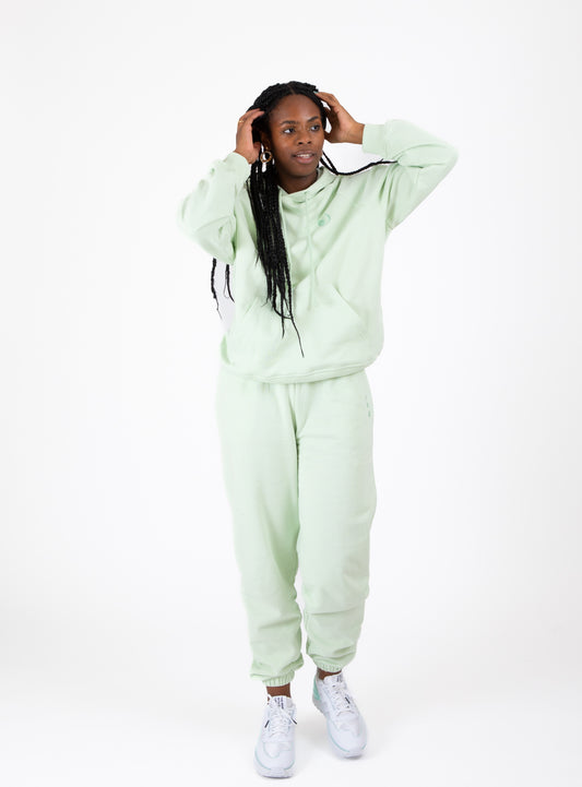 Sweat Néphélée vert avec logo Aphaïa