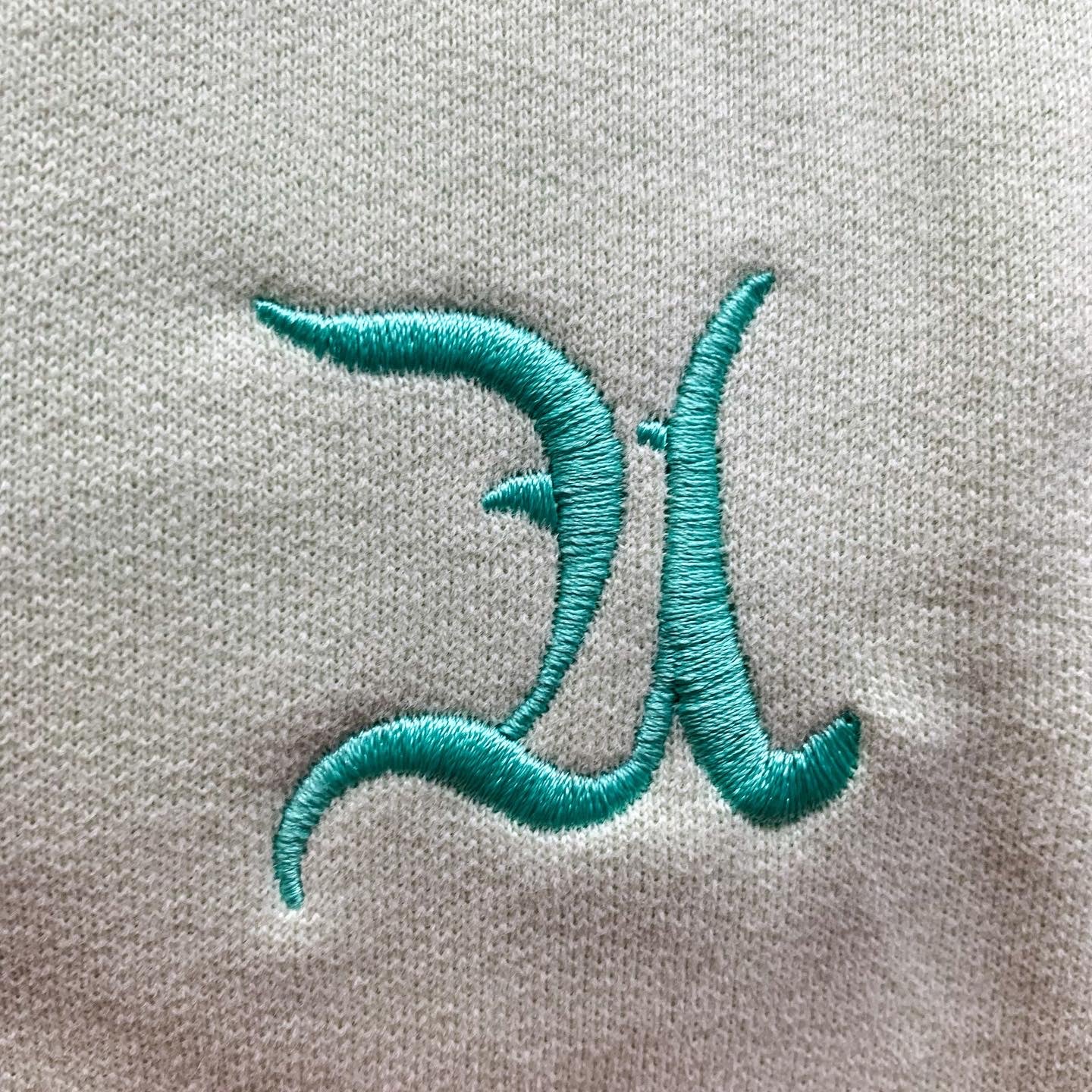 Sweat Néphélée vert avec logo Aphaïa