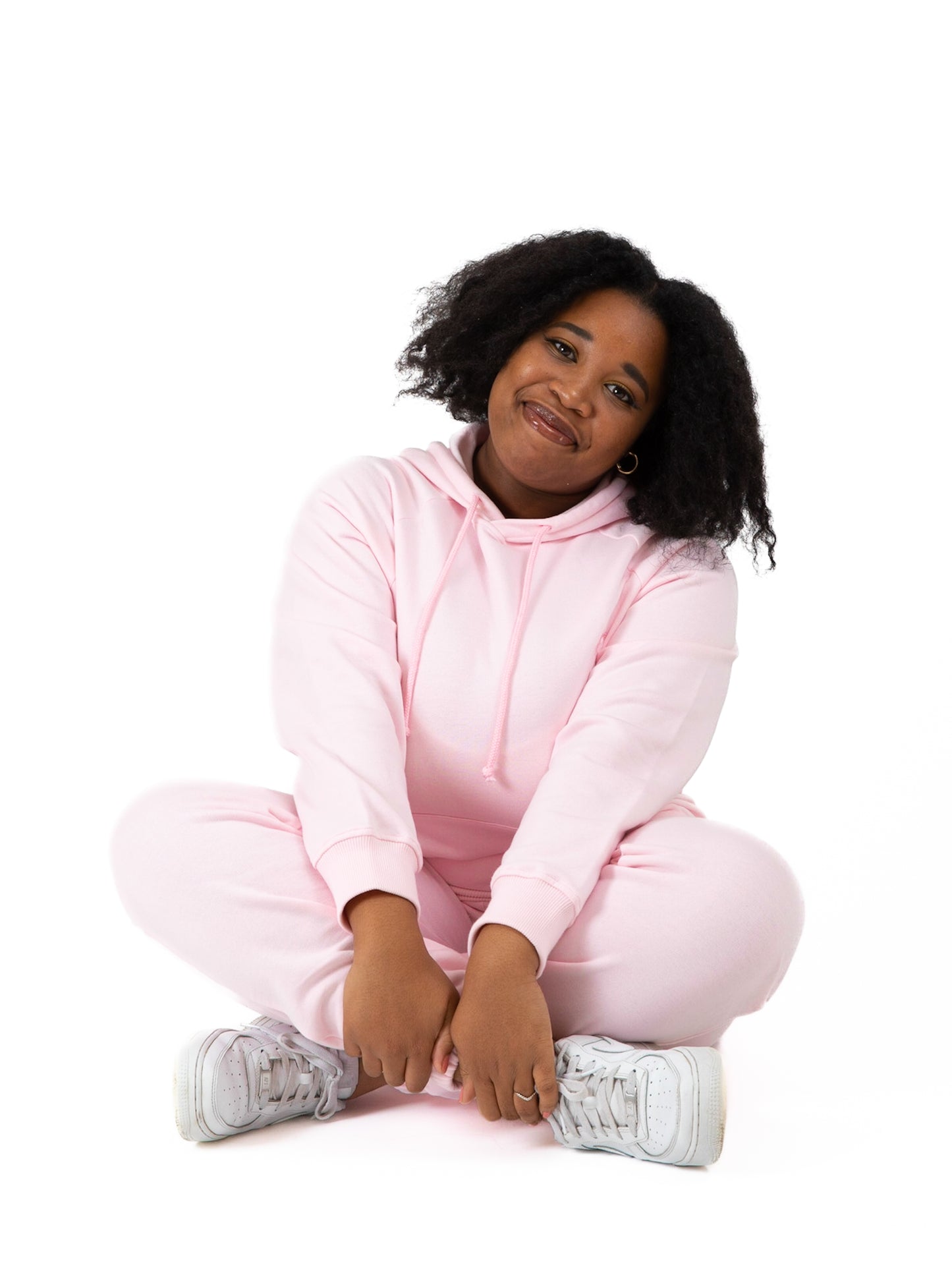 Sweat Néphélée Rose avec logo Aphaïa