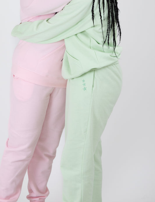 Sweat Néphélée vert avec logo Aphaïa