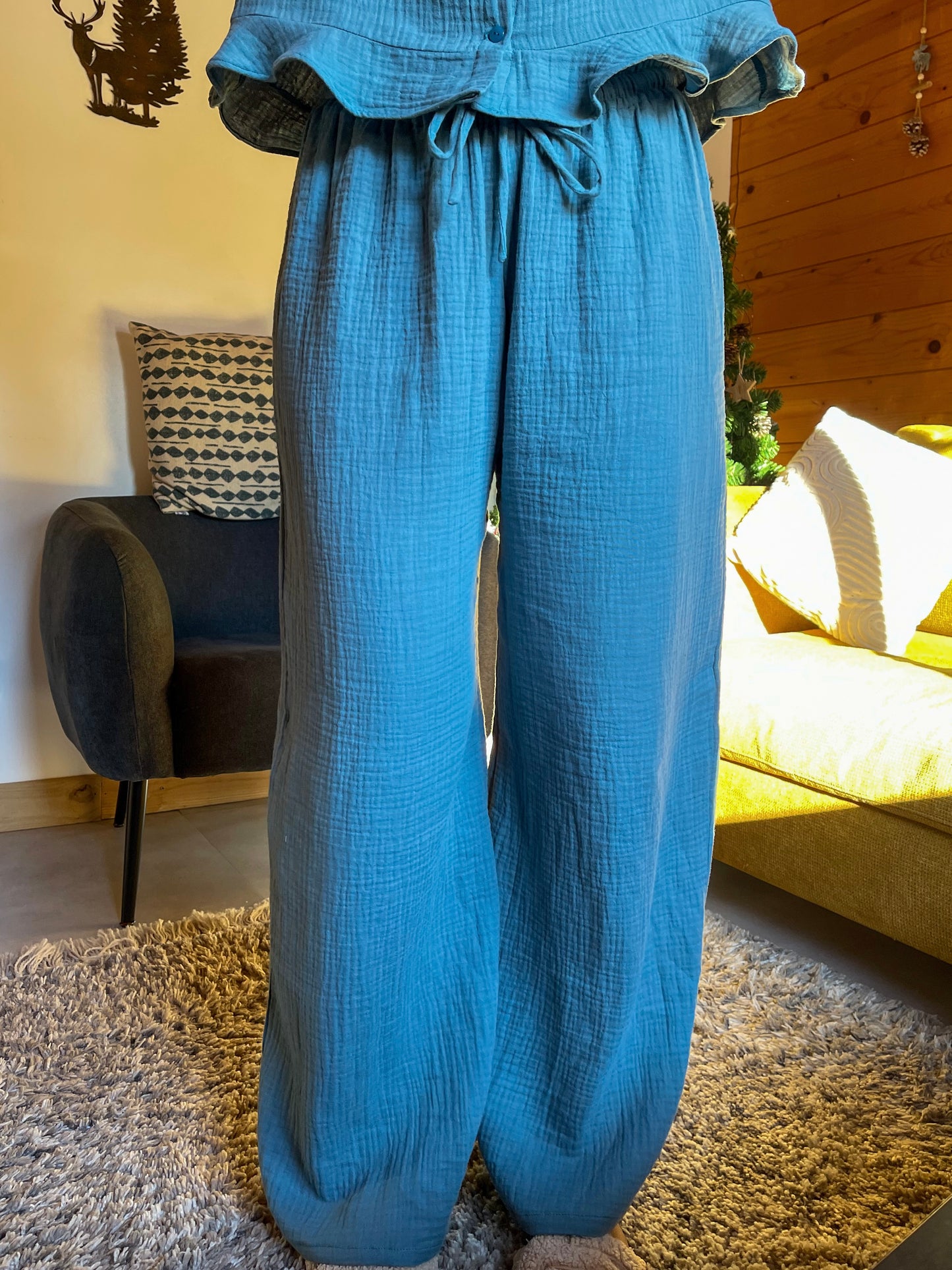 Pantalon bleu Hestia