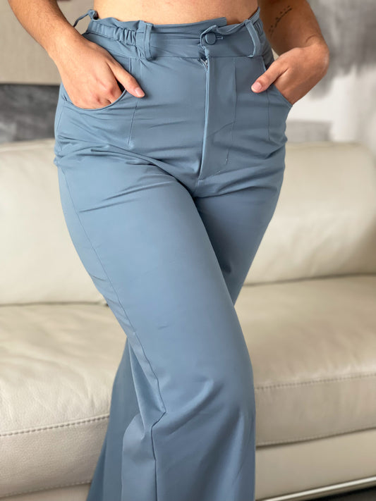 Pantalon Perséphone bleu